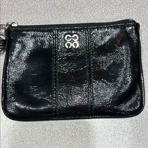Elegant Black Leather Clutch